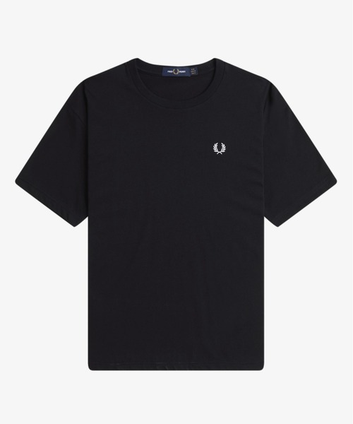 新品　FRED PERRY クルーネック Tシャツ ブラック FRED PERRY（フレッドペリー） tシャツ 半袖 Crew Neck T-Shirt
