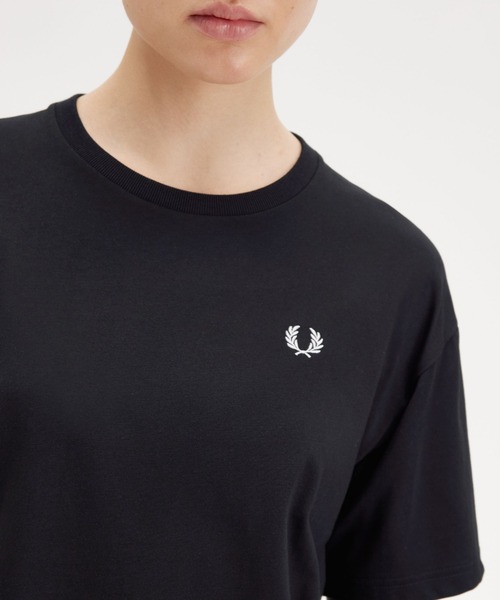 FRED PERRY Tシャツ　レディース Sサイズ FRED PERRY tシャツ Crew Neck T-Shirt／クルーネックTシャツ