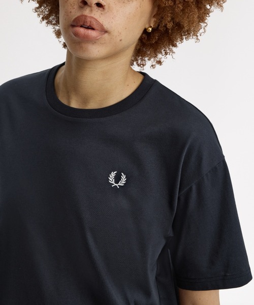 新品　FRED PERRY クルーネック Tシャツ ブラック FRED PERRY（フレッドペリー） tシャツ 半袖 Crew Neck T-Shirt