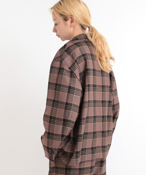 RNA チェックルーズライダースジャケット RNA（アールエヌエー）の「＜予約＞チェックルーズライダース（）」 - WEAR