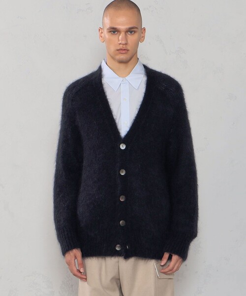 TOMORROWLAND（トゥモローランド） カーディガン キッドモヘヤ Vネック