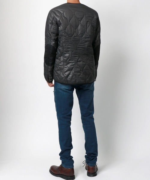 ジャケット ノーカラージャケット RESHAM/レーシャム 防風 撥水