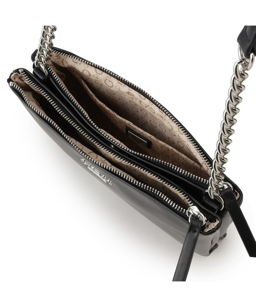 GUESS ヴィーガンクロコ革　ショルダーバック ANNITA Crossbody Top Zip | GUESS(ゲス) JAPAN 公式オンライン