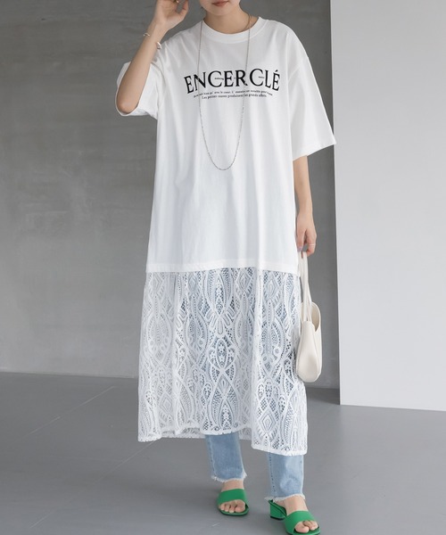 レース レイヤード ワンピース 白 FREE 7_5IO3OzC.jpg