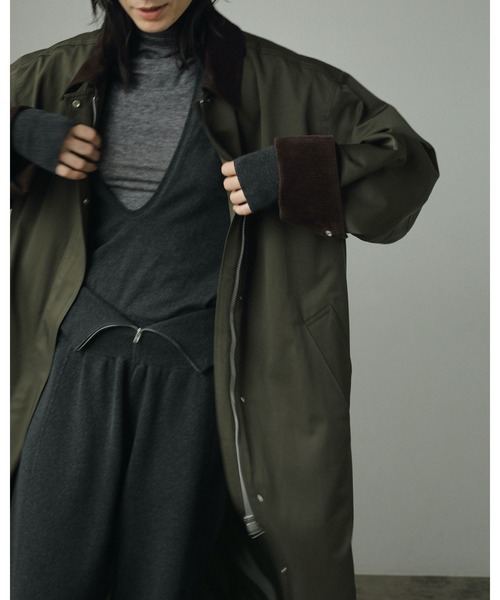 anuke（アンヌーク） コート モッズコート Twill Soutiencollar Coat