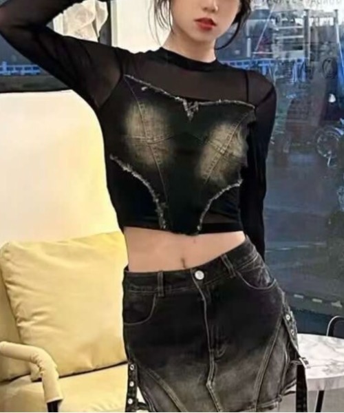A FERRETTI 売れ筋商品|||アルベルタ フェレッティ Tシャツ トップス レディース Tops Black ブラック（黒）系 ALBERTA FERRETTI(アルベルタフェレッティ