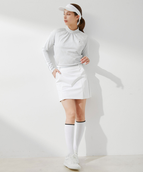 新品 JUN&ROPEメッシュ フレアスカート 【UV】【接触冷感】【防透】 M JUN&ROPE'｜【セットアップ対応】【吸水速乾】【UV】メッシュ