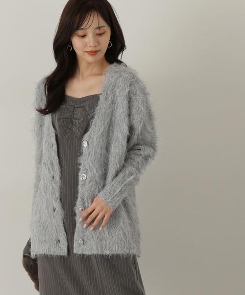 PROPORTION BODY DRESSING カーディガン シャギーカーディガン