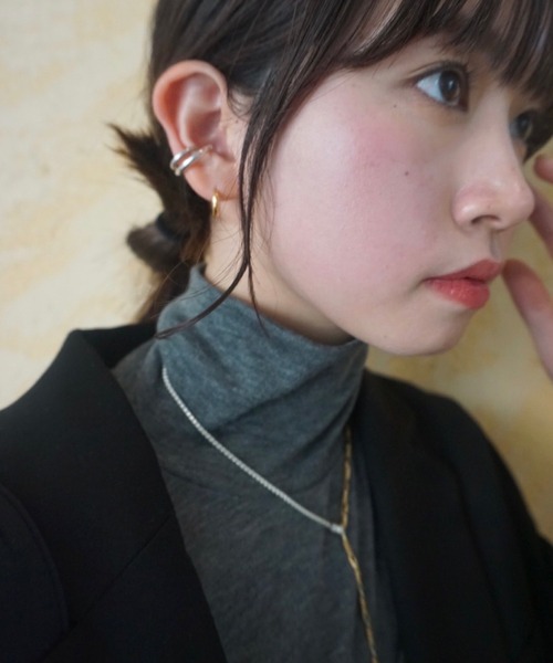 TEN. ネックレス SILVER925 18KGP シェードコンビチェーン