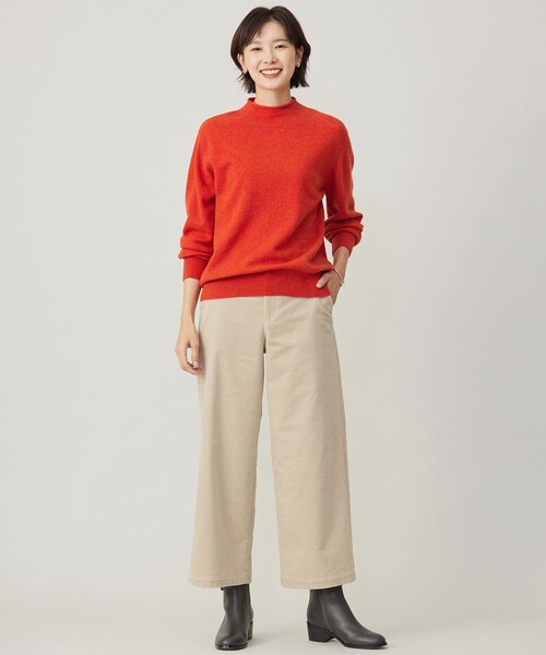 ニット セーター 「洗える」CASHMERE BLEND スタンドカラー ニット レディース J.PRESS ニット セーター 「洗える」CASHMERE BLEND スタンド