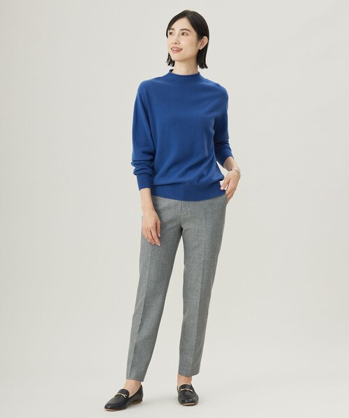 ニット セーター 「洗える」CASHMERE BLEND スタンドカラー ニット レディース ニット セーター 「洗える」CASHMERE BLEND スタンドカラー