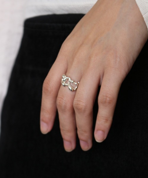 whoseA 指輪 リング 「silver925」Melt Ring/メルト レディース