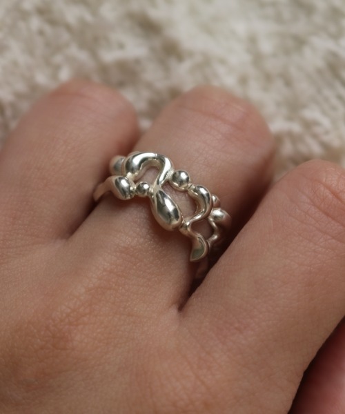 whoseA 指輪 リング 「silver925」Melt Ring/メルト レディース