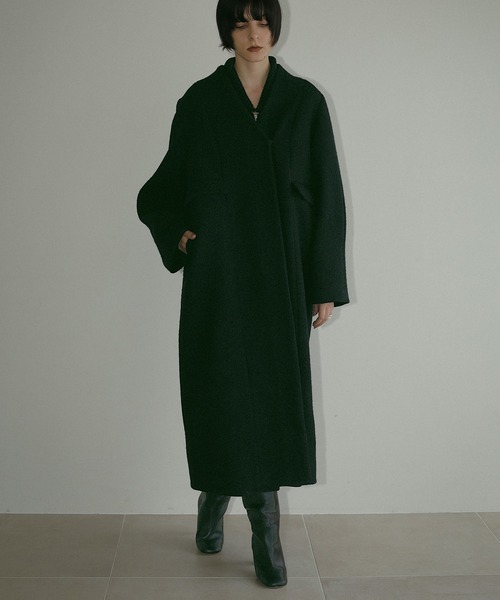 MANOF（マノフ） ノーカラーコート コート COLLARLESS LONG COAT