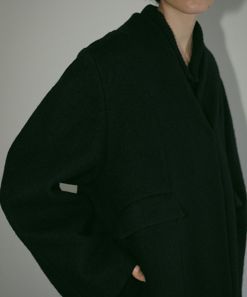 MANOF（マノフ） ノーカラーコート コート COLLARLESS LONG COAT