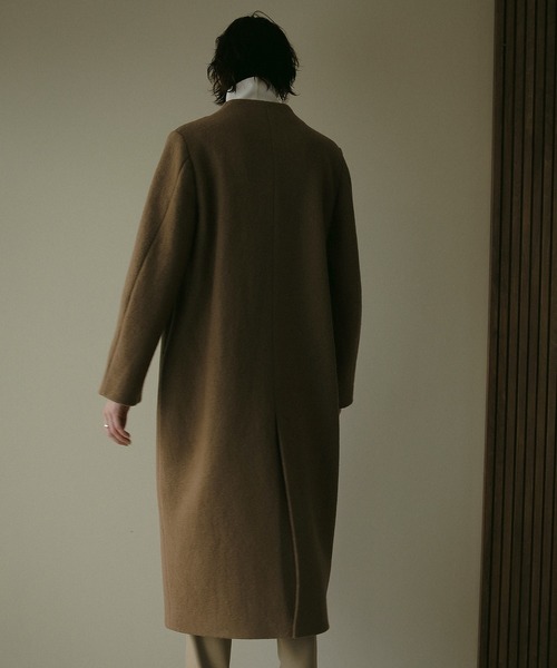 MANOF（マノフ） ノーカラーコート コート COLLARLESS LONG COAT