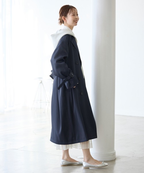 ☆美品☆ＲＯＰＥ　コート　９☆ because]オーバートレンチレインコート | KOBUNSHA SELECT SHOP