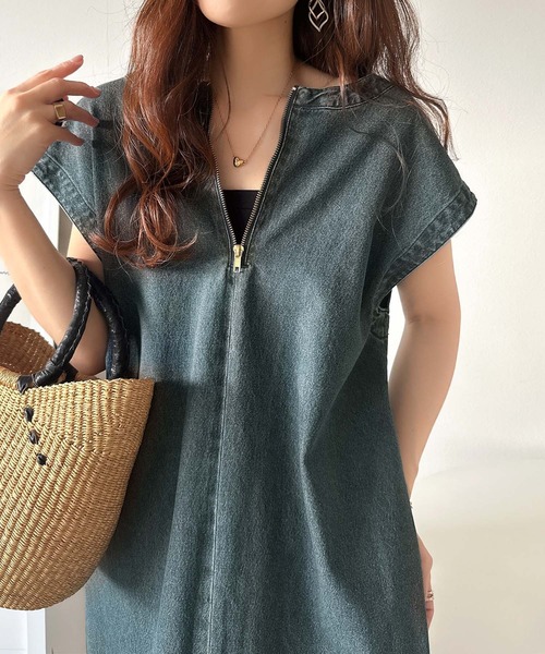 国内初の直営店 classicalelf ワンピース リラクシーな大人カジュアル。綿100 レディースウェア
