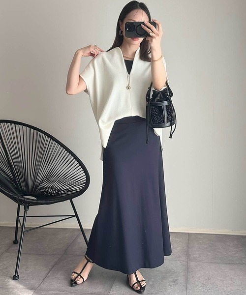 イシカワラボ エマテイラー フロント2WAYニットトップス フロント2wayニットトップス Emma Taylor│STYLEDOOR スタイルドア