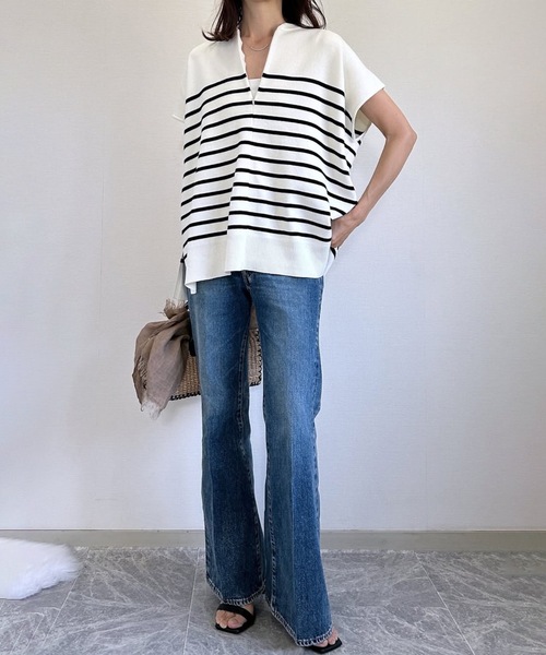 イシカワラボ エマテイラー フロント2WAYニットトップス フロント2wayニットトップス Emma Taylor│STYLEDOOR スタイルドア