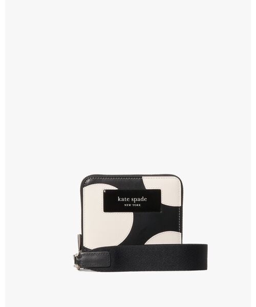Kate Spade ラベル スモール コンパクト ウェブド リストレット ラベル スモール コンパクト ウェブド リスレット | KATE SPADE