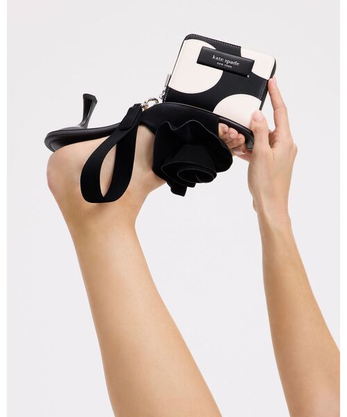 kate spade NEW YORK 財布 ラベル スモール コンパクト ウェブド