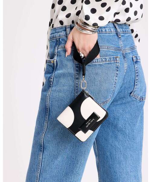 kate spade NEW YORK 財布 ラベル スモール コンパクト ウェブド