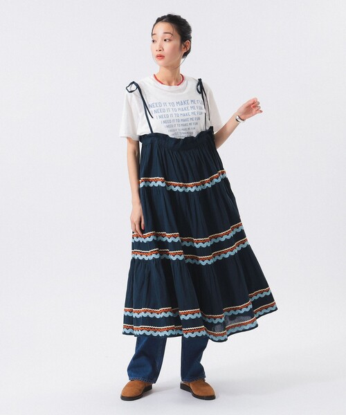 ORCIVAL×Ray BEAMS 別注2WAY フードコート インディゴ コラボ ビームス