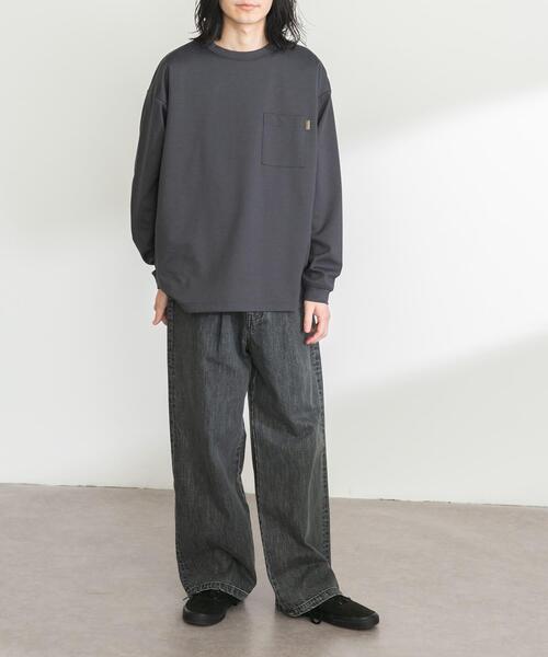 25SS XLサイズ　neighborhood ポケット付　長袖　Tシャツ Neighborhood】25SS 長袖 プルオーバー ロゴ TEE LS2 すぐ届く