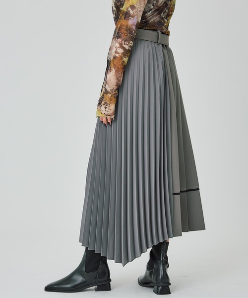 UNITED TOKYO グレー プリーツスカート サイズ1 UNITED TOKYO ユナイテッドトウキョウ プリーツスカート size1⁄グレー