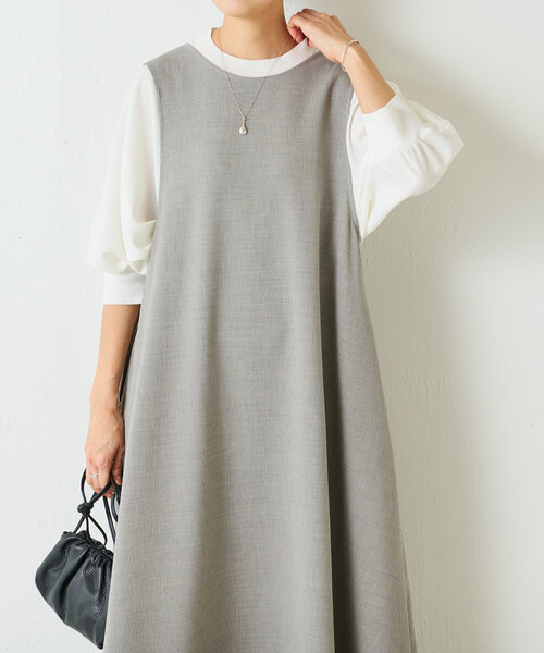 【新品未使用】BEARDSLEYジャンパースカート【定価28,600】 BEARDSLEY｜【オケージョンにも】《LIVETART》コクーン