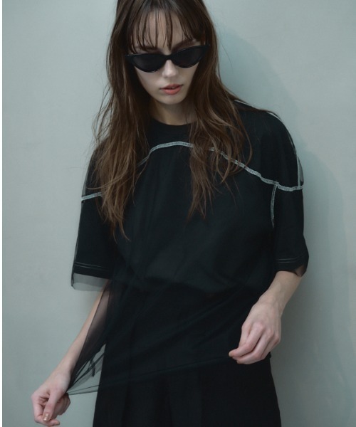 tシャツ Pal tulle CS パルチュールカットソー レディース