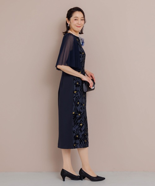 troisiemeCHACO ドレス 「chaco」フロッキーオーガンジードレス