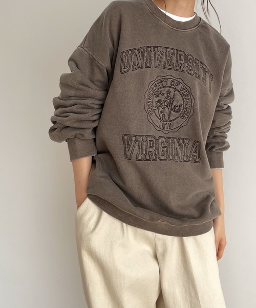 「CANAL JEAN」 「El mar」スウェットカットソー ONE SIZE ブラウン レディース CANAL JEAN 「CANAL JEAN」 「El mar」スウェットカットソー ONE