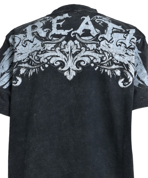 BREATH tシャツ 「BREATH / ブレス」SKULL WING LOGO TEE / ブラック