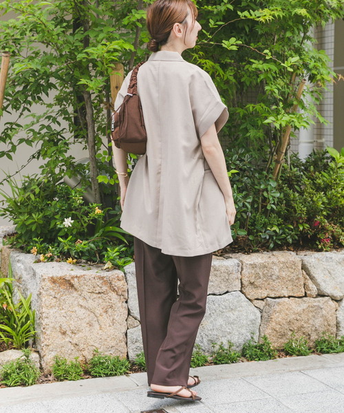 ITEMS URBANRESEARCH ベスト ジレ リネンライクジレ レディース