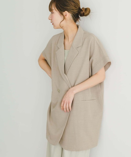 ITEMS URBANRESEARCH ベスト ジレ リネンライクジレ レディース