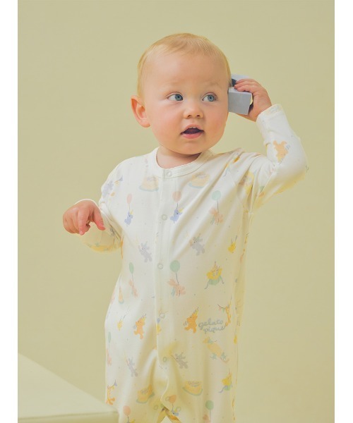 gelato pique（ジェラートピケ） ベビー服 ロンパース 「BABY」長袖