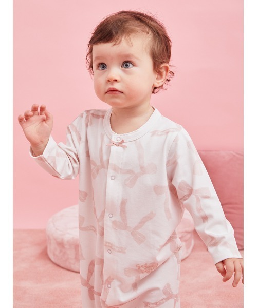 gelato pique（ジェラートピケ） ベビー服 ロンパース 「BABY」長袖