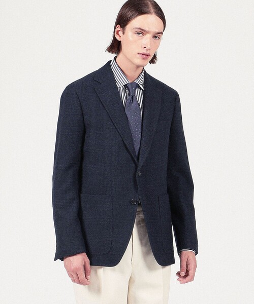 TOMORROWLAND（トゥモローランド） テーラードジャケット 46 ブラック