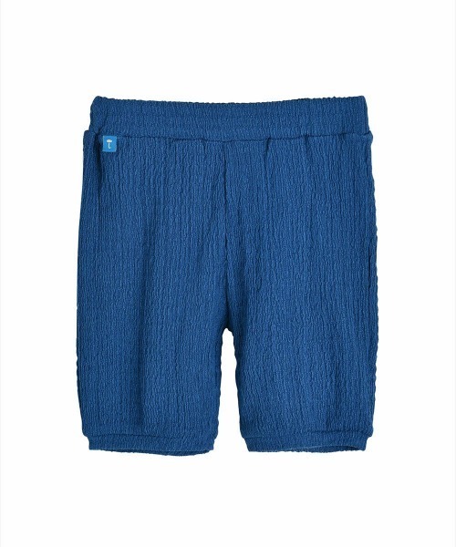 セットアップ 「セットアップ」ブルーピーコックトップス＆パンツ