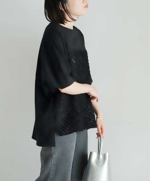 NOMBRE IMPAIR tシャツ カットJQコンビ 切替ドルマンP/O