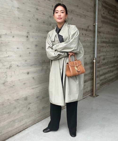 「Dhyana.」 ショートブーツ 24.5cm ダークカーキ レディース_画像5