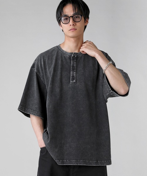 国内発送 IMPERIAL ヘンリーネック半袖Tシャツ STANDARD” 14/- COZUNヘンリーネック Tシャツ BR-8146 – BARNS
