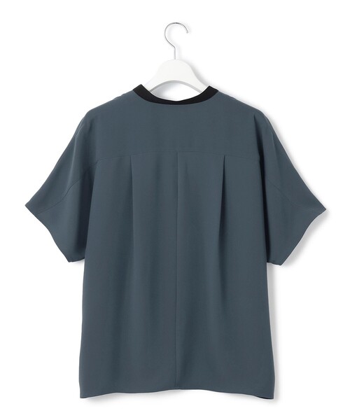 新品　今季　23区【吸水速乾/UV/接触冷感】ストレッチジョーゼット カットソー 23区 tシャツ 「吸水速乾/UVカット/接触冷感」ストレッチジョー