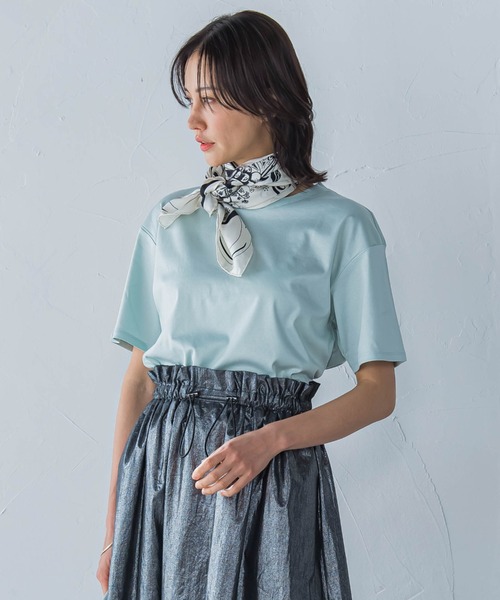 LAUTREAMONT / ロートレアモン 【WEB限定】【3サイズ】コットン汗じみ防止カットソー≪洗える/接触冷感≫ LAUTREAMONT｜【WEB限定】【3サイズ】コットン汗じみ防止