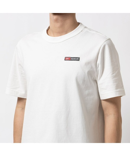 「Reebok」 半袖Tシャツ LARGE オフホワイト メンズ