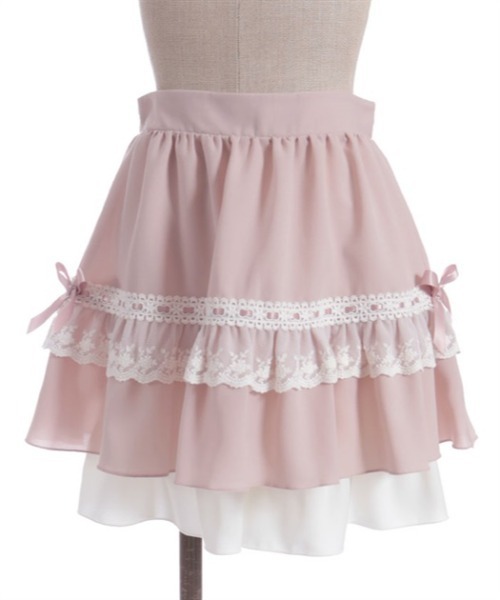 axes femme POETIQUE パンツ コットンレースフリルスカパン