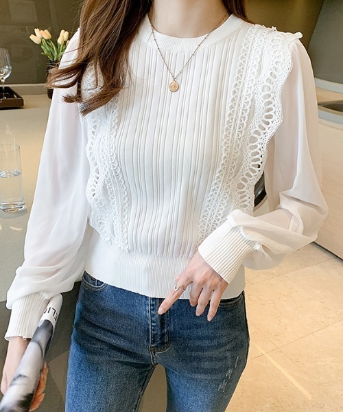 【早い者勝ち】♡長袖ブラウス♡シロ♡ N.s 長袖ブラウス FREE ブラック レディース : ZOZOTOWN Yahoo!店