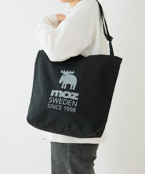 moz（モズ） トートバッグ ファスナーの付いた帆布トートL ショルダー